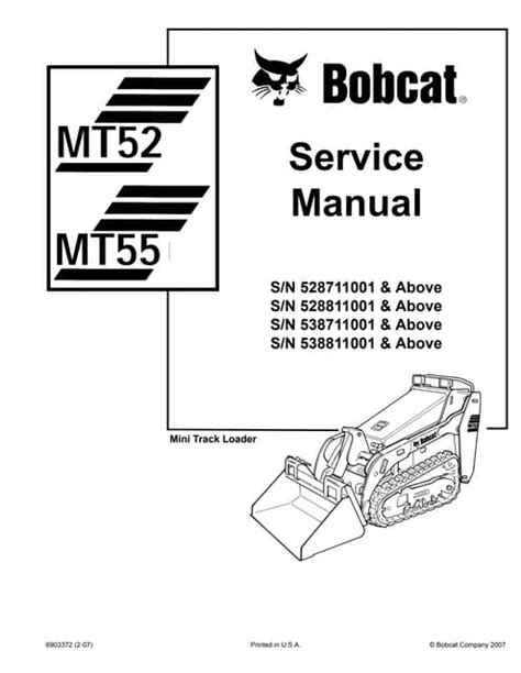 bobcat mt52 compact track loader|bobcat mt52 service manual pdf.